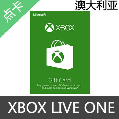 澳大利亚服 XBOX LIVE ONE 礼品卡15AUD